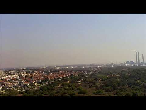 Live skyline from southern Israel