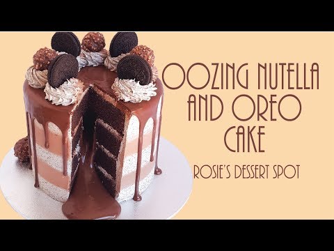 Oozing Nutella and Oreo Mud Cake- Rosie's Dessert Spot