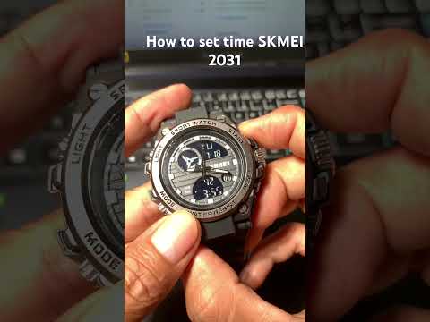 How to set time SKMEI model 2031 #watch #settime #skmeiwatch