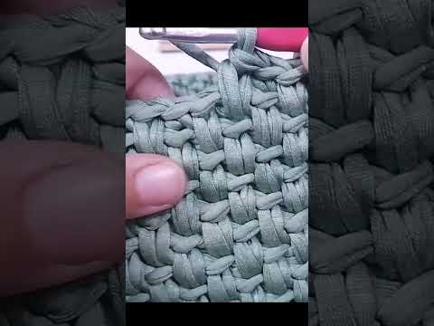 غرزة كروشيه سهلة للشنط والبورتفيهات والملابس how to Crochet nice bag stitch