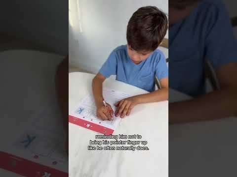 Pencil Grasp Hack For Better Handwriting | Credits: @7DaysofPlay