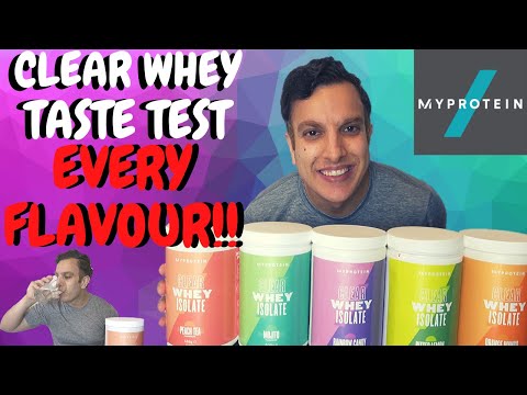 MYPROTEIN Clear Whey Isolate Review EVERY FLAVOUR