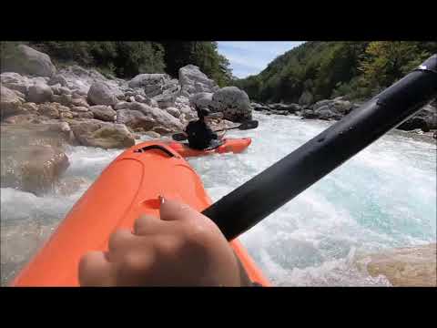 Soča - Abseilstrecke