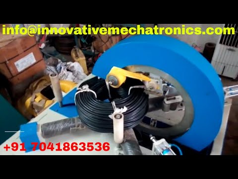 pvc flexible wire  insulated wire & cable  wrapping machine and packing machine