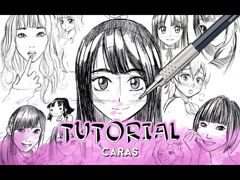 COMO DIBUJAR CARAS ANIME /MANGA PASO A PASO (MUJER) | Why So Gurin