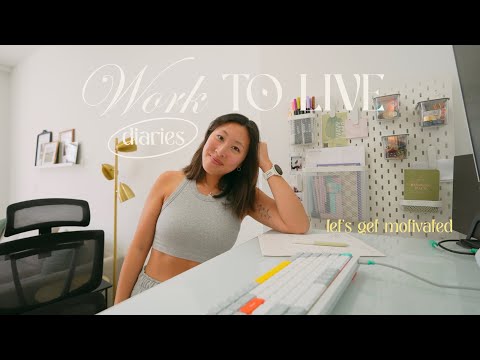 Let's Get Motivated✨9-5 Work from home day in my life, tips to get motivated & get started