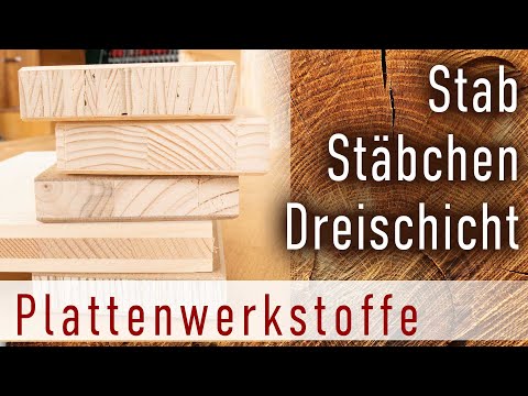 Tischlerplatten und Dreischichtplatten - Alle Infos zu diesen tollen Plattenwerkstoffen