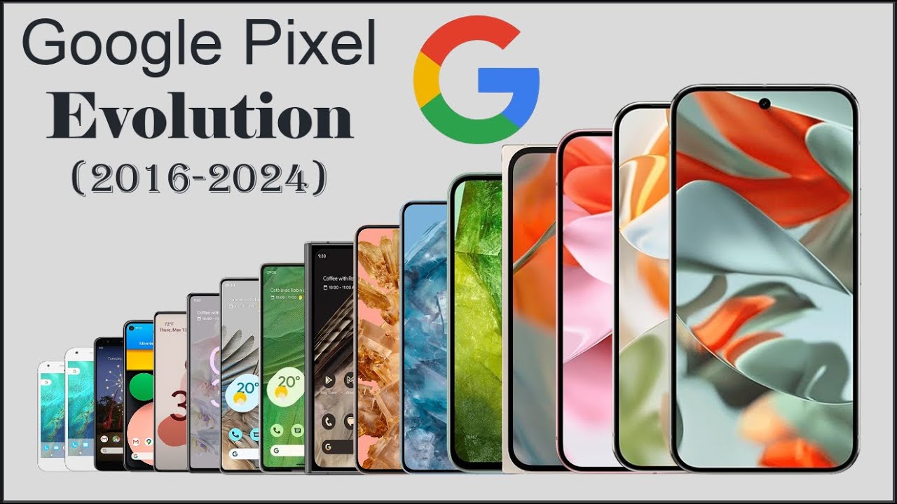 Evolution of Google Pixel | From 2016 To 2024 | History of Google Pixel | Animated Slideshow