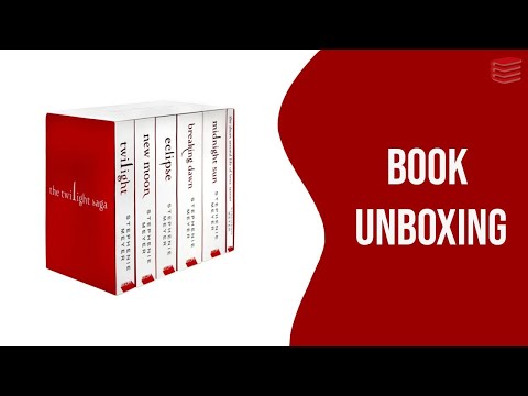 The Twilight Saga 6 Books Set By Stephenie Meyer - Book Unboxing