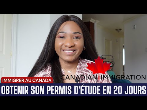 ÉTUDIER AU CANADA 🇨🇦:  OBTIENS TON PERMIS D’ÉTUDE EN 20 JOURS