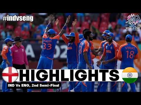 India vs England Semi Final Highlights | Full Highlights 2024| IND Vs ENG Semi Final Highlights 2024