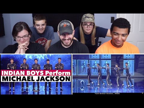 INDIAN Boys Dance Michael Jackson on TV Show REACTION! | Bollywood in Europe | Shraey Khanna