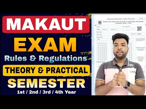 MAKAUT 1st & 3rd SEM Practical & Theory Semester Exam Rules | Under CCTV | No Cheating | RA.