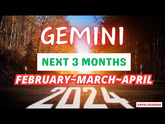 PEACEFUL CELEBRATIONS! ♊️ GEMINI Next 3 Months FEBRUARY MARCH APRIL 2024 tagalog #KAPALARAN888