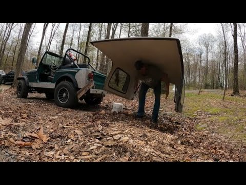 Removing a JEEP HARDTOP and Doors by YOURSELF