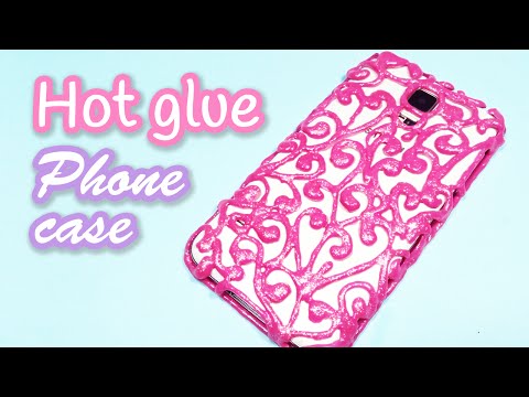 DIY crafts: HOT GLUE PHONE CASE - Innova Crafts