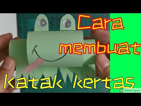 Bahan Bantu Mengajar (BBM) Cara Membuat Katak Kertas (Mudah dan Jelas) MEDIA PEMBELAJARAN