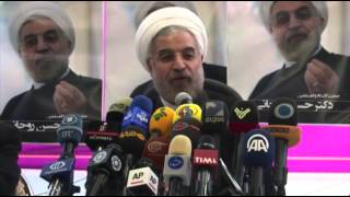 روحانی میانه رو در انتخابات ایران پیروز شد