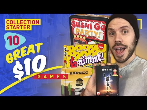 10 Great Board Games That Only Cost $10 | Collection Starter