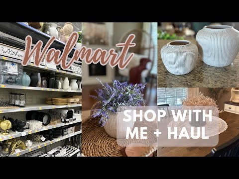 SHOP THE LATEST WALMART HOME DECOR TRENDS FOR SPRING/ SUMMER WITH ME | Affordable Home Decor Haul