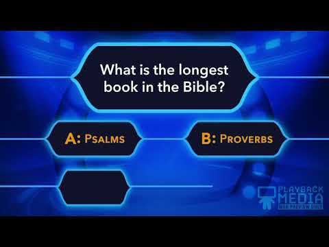 General Bible Trivia Game for Kids