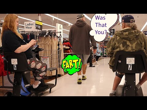 Funny Wet Fart Prank in Walmart With The Sharter Toy