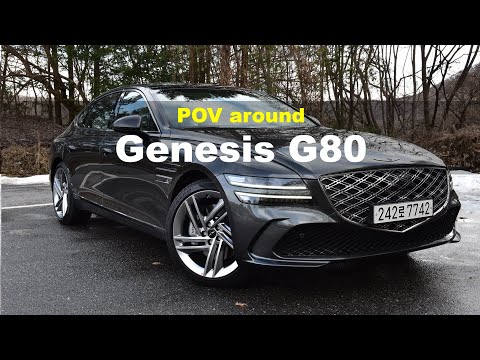 2024 Genesis G80 3.5  T-GDi AWD POV Exterior and Interior