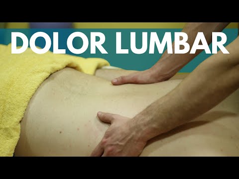 MASAJE de ESPALDA BAJA para ALIVIAR el DOLOR LUMBAR ✅🙇