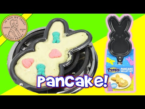 Peeps Buttermilk Bunny Shaped Pancake Skillet Easter Basket Gift Set