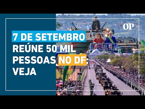 Lula em primeiro desfile de 7 de Setembro do mandato: 50 mil pessoas acompanharam o evento