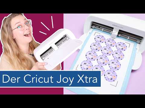 Der Cricut Joy Xtra: Print then Cut Sticker, printable Iron-On und mehr!