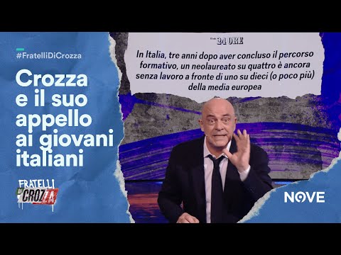 Crozza e il suo appello agli studenti "Non piantate le tende in Italia andate in Germania! | FDC