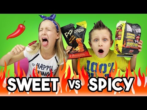 SWEET vs SPICY CHALLENGE