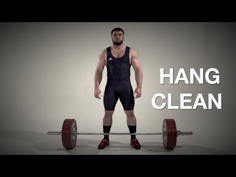 Hang CLEAN / weightlifting