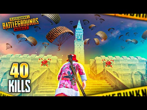 МОЙ НОВЫЙ РЕКОРД - СДЕЛАЛ 40 КИЛЛОВ НА ВЫСОКОМ РАНГЕ 😈😏  PUBG Mobile С ВЕБКОЙ НА РУКИ В ПУБГ МОБАЙЛ