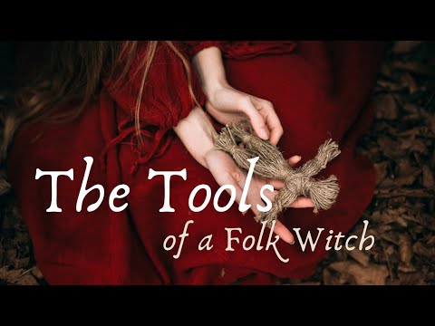 The Tools of a Folk Witch | Throwing Bones, Stang and Spirit Homes