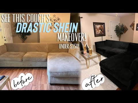 DIY Extreme SHEIN Couch Makeover for LESS THAN $150 || SHEIN HOME DECOR