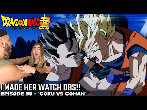 ULTIMATE GOHAN VS GOKU!! Girlfriend's Reaction DBS Episode 90