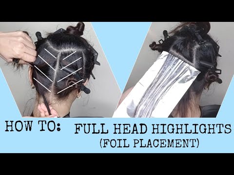 Full Head Highlights | Full Color (foil placement)