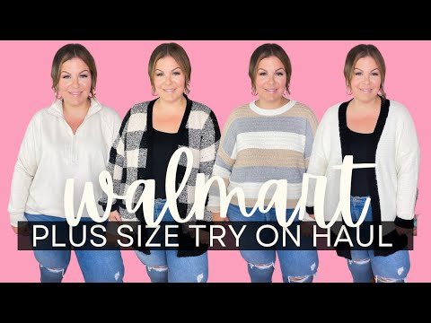 Plus Size Walmart Fall Try On Haul | What's New at Walmart | Plus Size Walmart Outfits