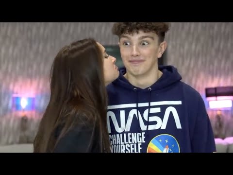 Morgz KISSES TamzinTaber on TikTok!