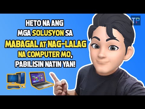 HOW TO SPEED UP WINDOWS 10 PERFORMANCE PARA SA MABAGAL NA COMPUTER | TAGALOG TUTORIAL