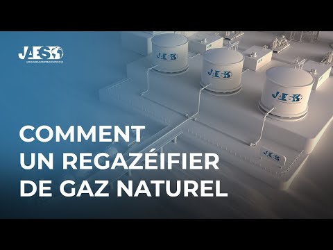 Comment un regazéifieur de gaz naturel liquide est-il transporté et comment fonctionne-t-il?