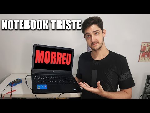 NOTEBOOK MALUCO QUE NÃO INICIAVA NEM CARREGAVA, EM BUSCA DA SOLUÇÃO!