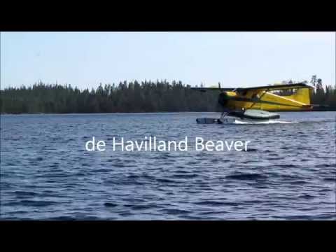 Norseman and Beaver bushplane takeoffs