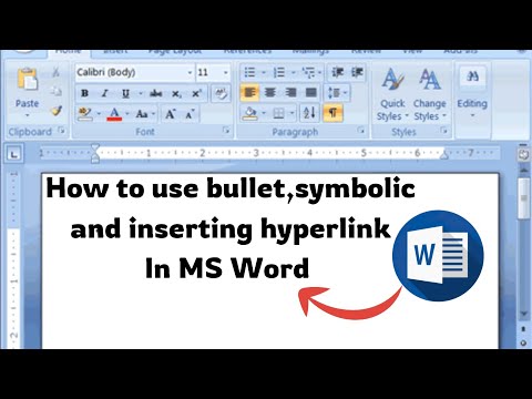 How to use bullet,symbolic &hyperlink in MS word#trend#viral#mswordtutorials #mswordshortcut#youtube