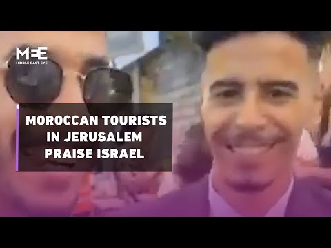 Group of Moroccan tourists visit Jerusalem market, praise Israel