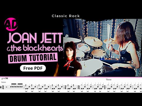 I Love Rock' N Roll - Joan Jett & The Blackhearts - Drum Cover (Drum Score)