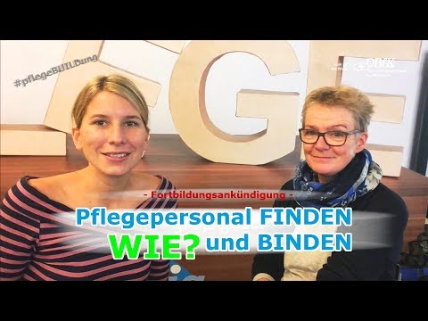 Personalfindung und -bindung in der Pflege - Fortbildung mit Prof. Dr. Anke Fesenfeld