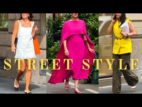 Street Style Inspiration from Milan•Effortless Elegance for Summer 2024•The Hottest Fashion Trends